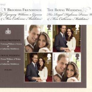 Selo Comemorativo - Raridade para Colecionador - Casamento de Principe William & Kate Middleton 2011