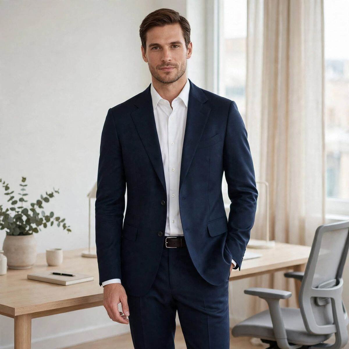 Blazer Ermenegildo Zegna Gritti azul petróleo em viscose - seleções exclusivas - Semi-Novo