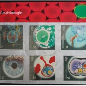 Coleção Stamps Presentations Pack da Royal Mail: Medical-Breakthroughs