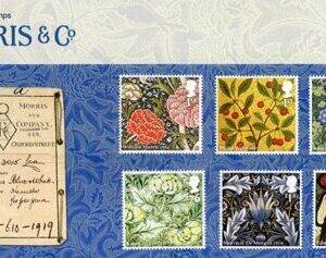 Coleção Stamps Presentations Pack da Royal Mail: Morris-and-Company