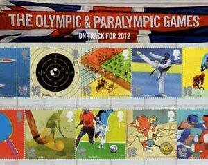 Coleção Stamps Presentations Pack da Royal Mail: Olympic-a-Paralympicgames