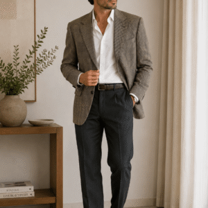 Blazer masculino xadrez Pierre Cardin Paris Premium - seleções exclusivas