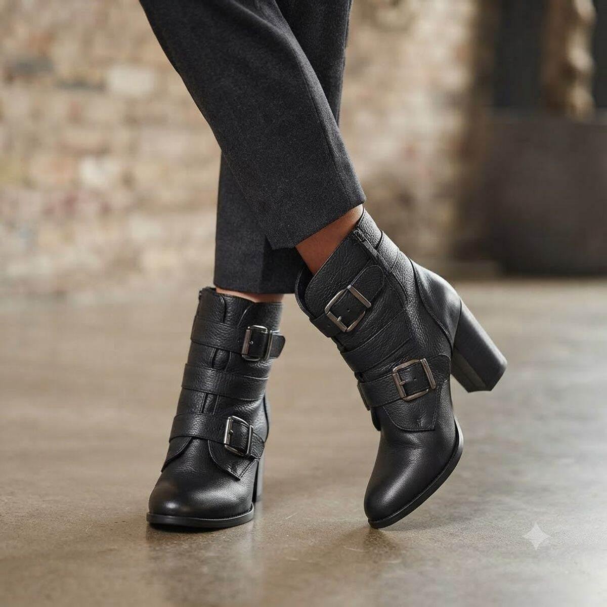 bota carmim original em couro legítimo preta luxo nº 38 - seleções exclusivas