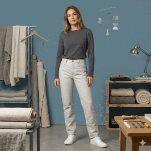 Calça Feminina em Couro Legitimo Branca Off White tam: 38