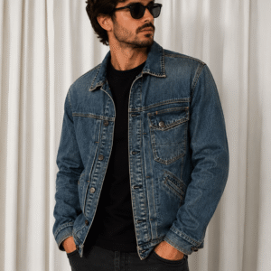 Jaqueta Volcom Jeans Masculina Azul M