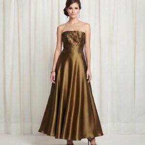 vestido longo de festa rodado tam: m (40) - seminovo - seleções exclusivas